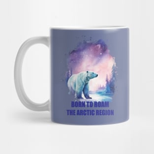 Polar Bear - Born to Roam the Arctic Region Mug